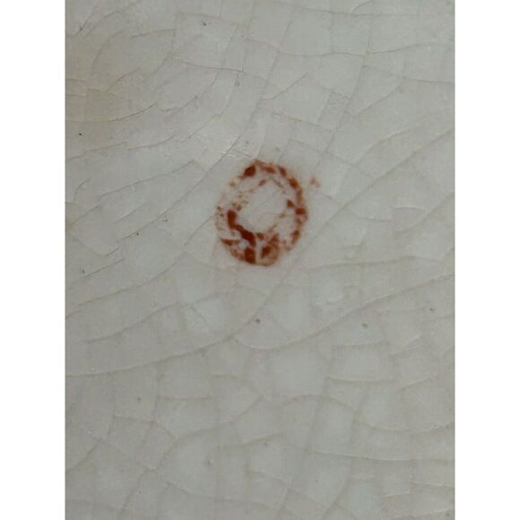 Franz Anton Mehlem Bonn Detailed Green Plate Pink Flowers antique Plate. - Picture 4 of 10